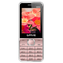 G?Five Hero Dual Sim Mobile Phone with Digital Camera and 2.4 inch Screen (Rose Gold)