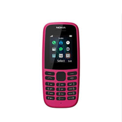 Nokia 105 2019 (Single SIM, Pink)