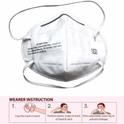 Noymi Anti Air Pollution Face Mask With Respirator Headband Dustproof Mask [3pcs-White]